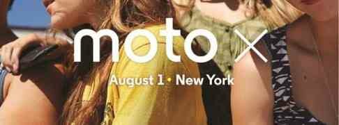 Moto X Launching August 1st in New York City