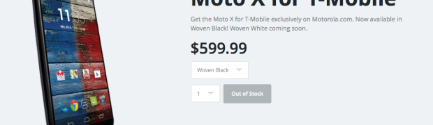 T-Mobile Moto X Shows Up On Motorola.com But Is OOS
