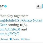 Galaxy Note 3 and Galaxy gear coming to AT&T on October 4 