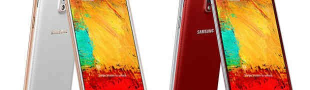 Samsung adds 3 new color variants to Galaxy Note 3 Line