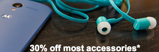 30% Off Accessories on Motorola.com