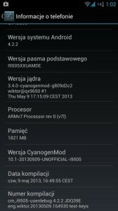CyanogenMod i9505