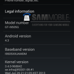Android 4.3 Spotted Running on Google Edition Galaxy S4