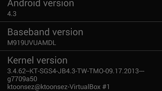 Android 4.3 Touchwiz ROM For T-Mobile Galaxy S4