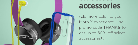 Deal Alert: Black Friday 30% Off Accessories at Motorola.com