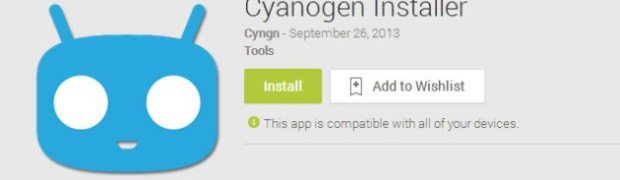 CyangenMod installer available now in Google Play Store
