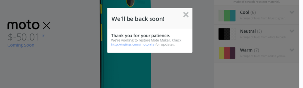 Moto X Sale Postponed to Next Wednesday and Monday, CEO Issues Apology
